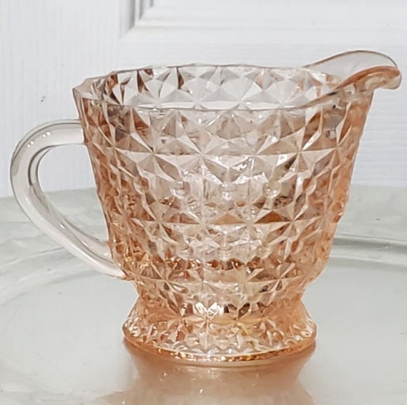 1940s "Holiday Pink" Pitcher / Creamer / Sauces & Dressings by Jeannette - Picture 5 of 5